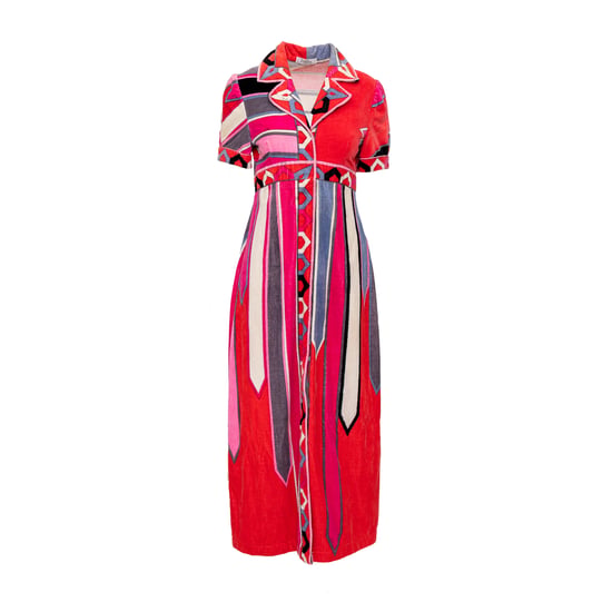 Emilio Pucci Fluwelen Jurk - '90s - Image 1