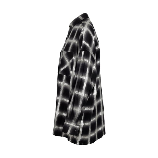 Amiri Glanzend Geruit Oversized Shirt - '10s - Image 2