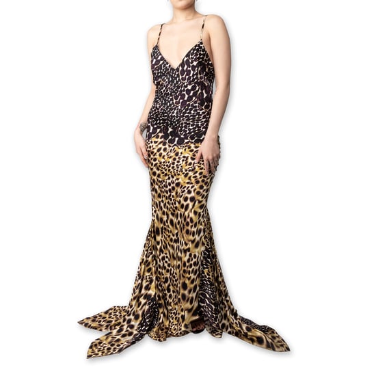 Roberto Cavalli Dierenprint Lange Jurk - '00s - Image 2