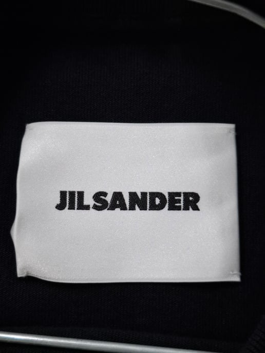 Jil Sander Logo T-shirt in Zwarte Katoen - Image 5
