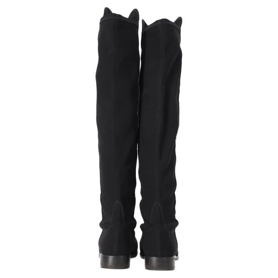 Stuart Weitzman Kniehoge Laarzen in Zwart Suède - Image 3
