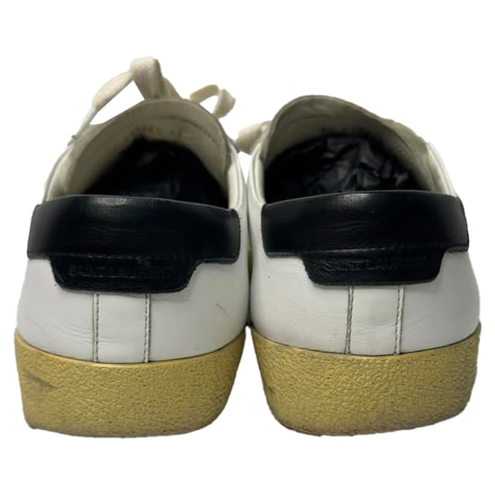 Saint Laurent Court Classic SL/06 Sneakers in Wit Kalfsleer - Image 3