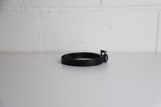 Saint Laurent riem met gesp in zwart leer - Image 5