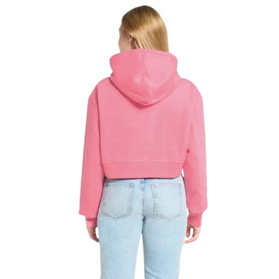Jacquemus Le Sweatshirt Court Pink Cropper Hoodie - Image 2