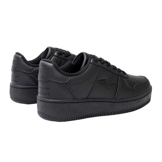 Everlast Dames/Dames Hanshi Leren Platform Trainers (Zwart) - Image 2