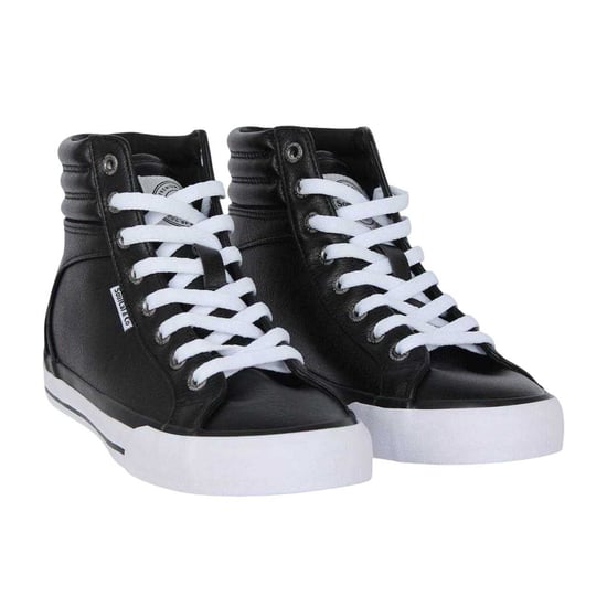 SoulCal Dames/Dames Asti High Top Trainers (Zwart, Wit) - Image 4