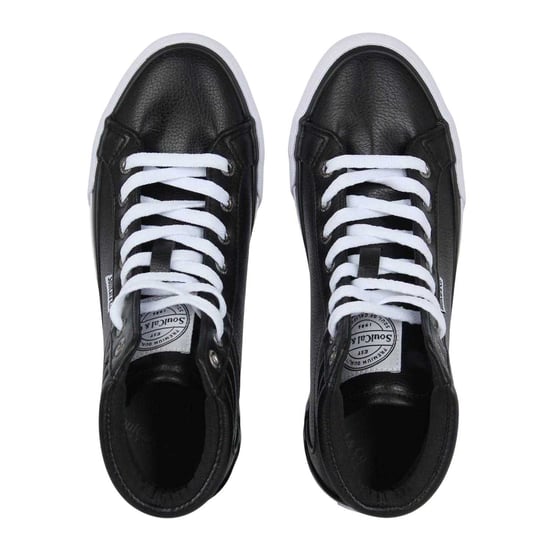 SoulCal Dames/Dames Asti High Top Trainers (Zwart, Wit) - Image 5