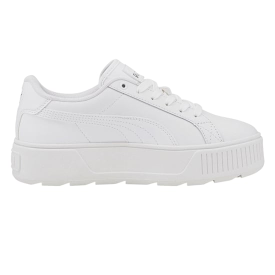 Puma Dames/Dames Karmen Leren Trainers (Wit) - Image 1