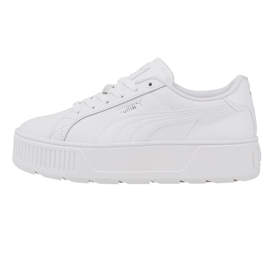 Puma Dames/Dames Karmen Leren Trainers (Wit) - Image 3