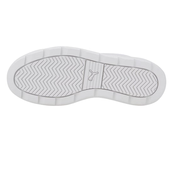Puma Dames/Dames Karmen Leren Trainers (Wit) - Image 4