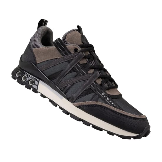 Cruyff Heren Fearia Suede Hex-Tech Trainers (Zwart) - Image 3
