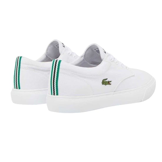 Lacoste Heren-sneakers van canvas met antislipzool (Wit) - Image 2