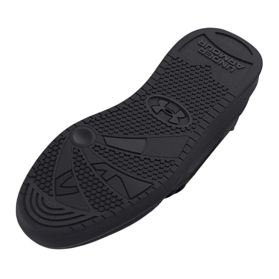 Under Armour Officiële leren herenschoenen (Drievoudig zwart) - Image 4