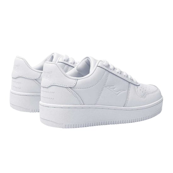 Everlast Dames/Dames Hanshi Leren Platform Trainers (Wit) - Image 2