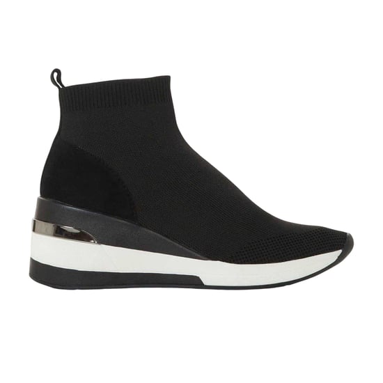 Dune London Dames Engel Suede Wedge Sneakers (Zwart) - Image 1