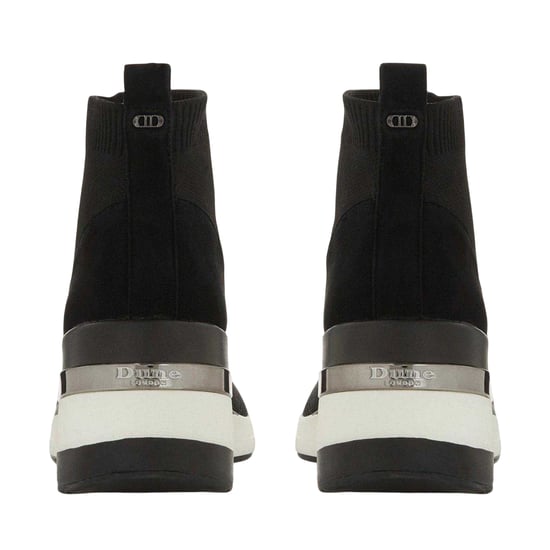 Dune London Dames Engel Suede Wedge Sneakers (Zwart) - Image 2