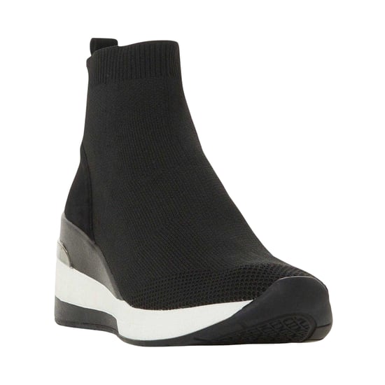 Dune London Dames Engel Suede Wedge Sneakers (Zwart) - Image 4