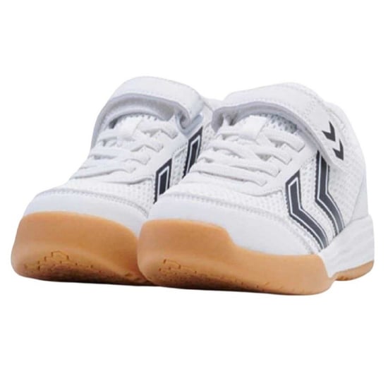 Hummel Kinderen/Kinderen Multiplay Flex Vc Flat Indoor Court Trainers (Wit, Zwart) - Image 3