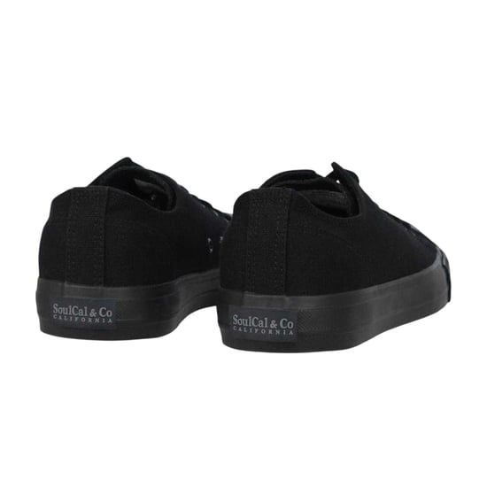 SoulCal Platte Trainers Heren Canvas (Zwart) - Image 2