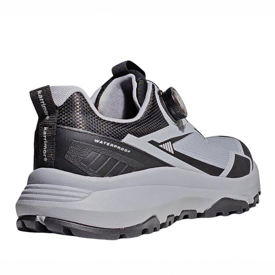 Karrimor Heren Aspect Leren Laaggesneden Waterdichte Wandelschoenen (Zwart/Grijs) - Image 2