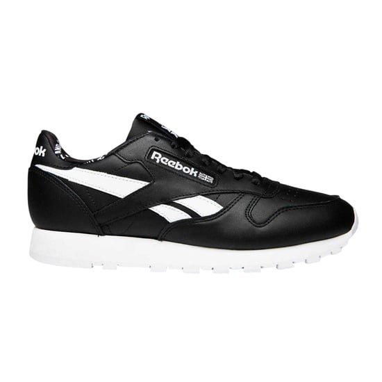 Reebok Heren Klassieke Leren Trainers (Zwart, Wit) - Image 1