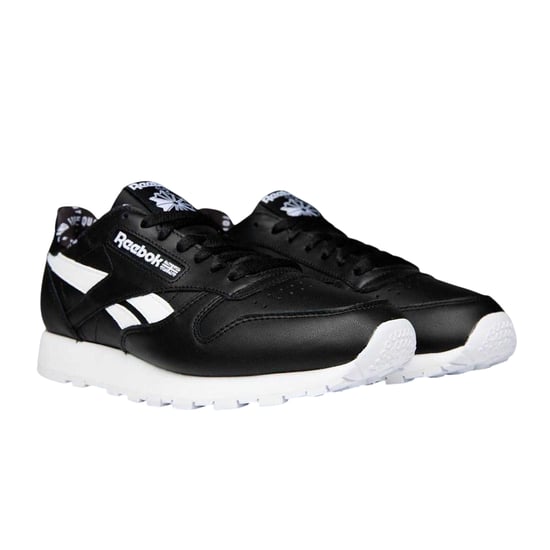 Reebok Heren Klassieke Leren Trainers (Zwart, Wit) - Image 4