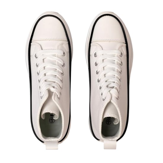 Firetrap Womens/Ladies Platform High Top Trainers (White) - Image 3