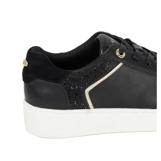 Dune London Dames/Dames Elli Leren Platform Schoenen (Zwart) - Image 4