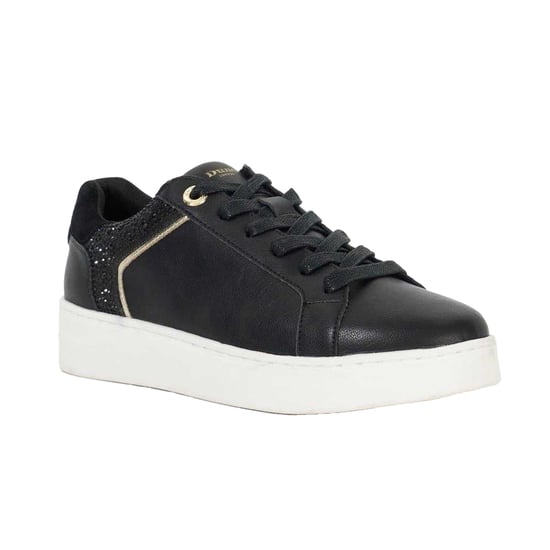 Dune London Dames/Dames Elli Leren Platform Schoenen (Zwart) - Image 5