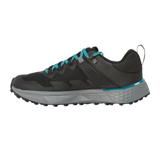 Columbia Dames/Dames Facet Leren Trainers (Zwart/Teal) - Image 2