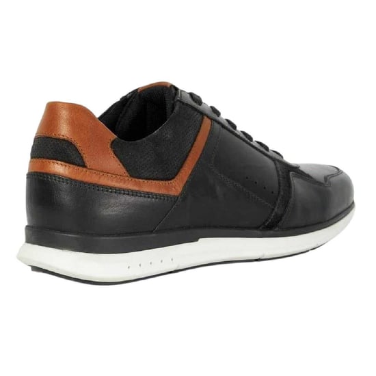Dune London Torben leren sneakers voor heren (Zwart) - Image 2