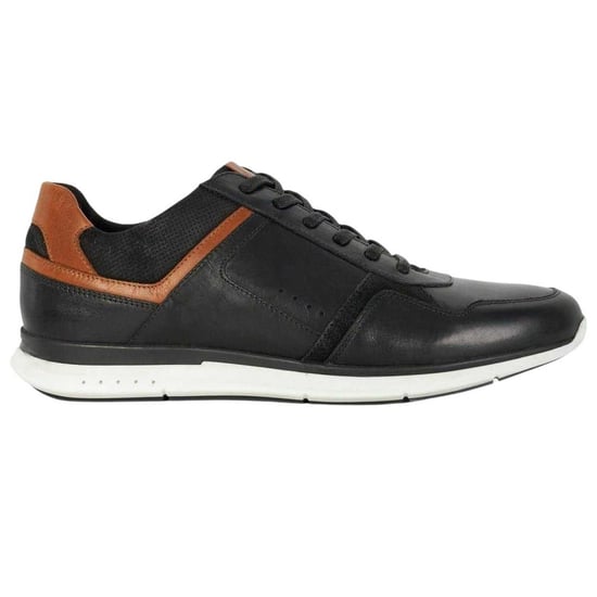 Dune London Torben leren sneakers voor heren (Zwart) - Image 3