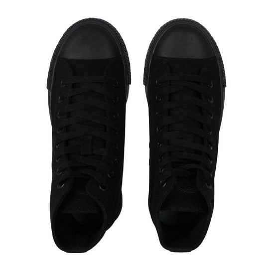 SoulCal Hoge canvas sneakers met plateauzool voor dames (Zwart) - Image 4