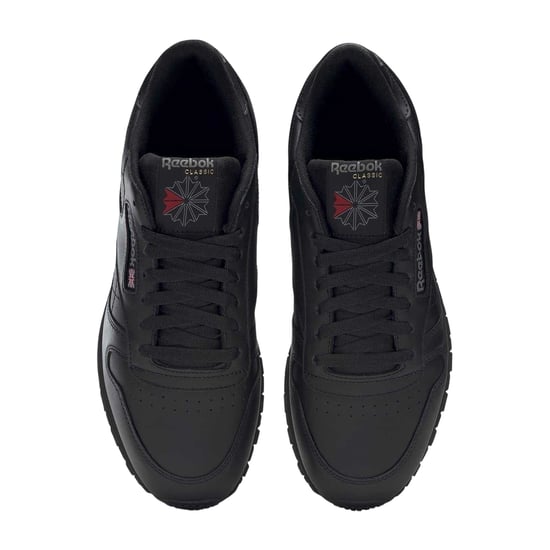 Reebok Heren Klassieke Leren Trainers (Zwart) - Image 3