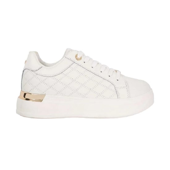 Dune London Dames/Dames Elba Suède Platform Trainers (Wit) - Image 1