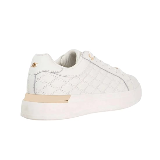 Dune London Dames/Dames Elba Suède Platform Trainers (Wit) - Image 2