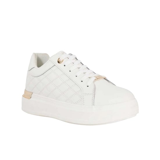 Dune London Dames/Dames Elba Suède Platform Trainers (Wit) - Image 3