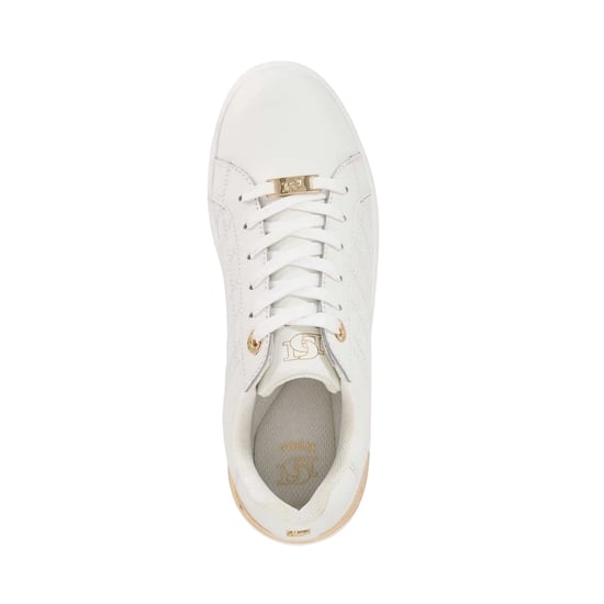Dune London Dames/Dames Elba Suède Platform Trainers (Wit) - Image 4