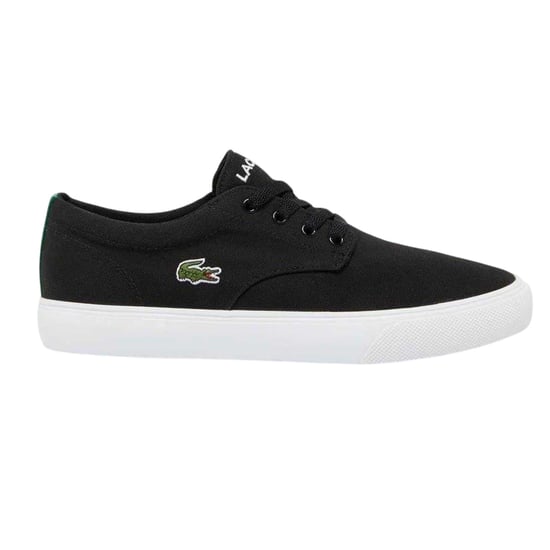 Lacoste Heren-sneakers van canvas met antislipzool (Zwart) - Image 1
