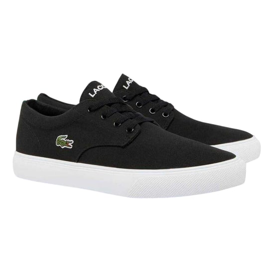 Lacoste Heren-sneakers van canvas met antislipzool (Zwart) - Image 3