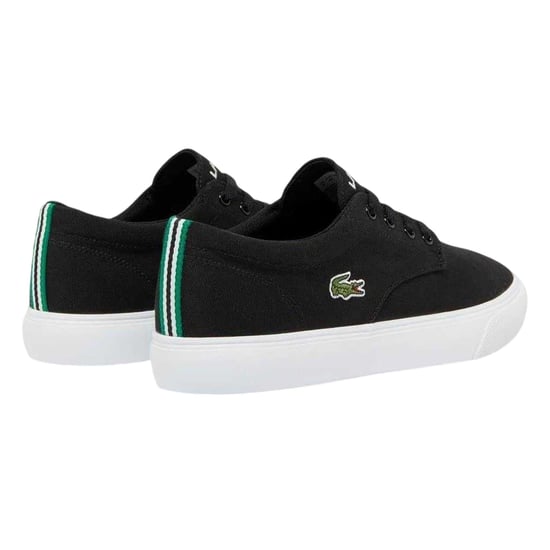 Lacoste Heren-sneakers van canvas met antislipzool (Zwart) - Image 4