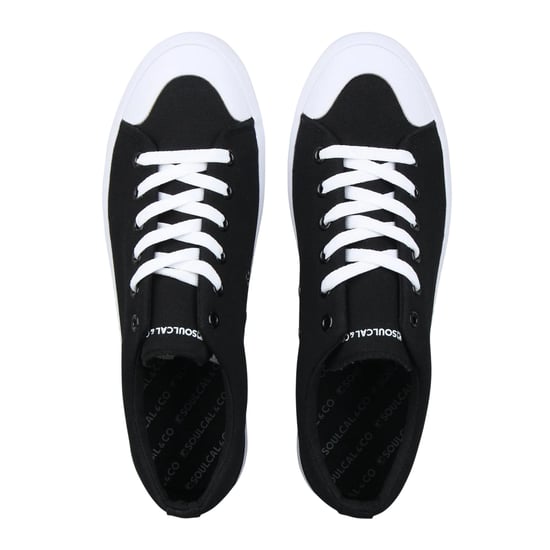 SoulCal Canvas Trainers Heren (Zwart, Wit) - Image 3