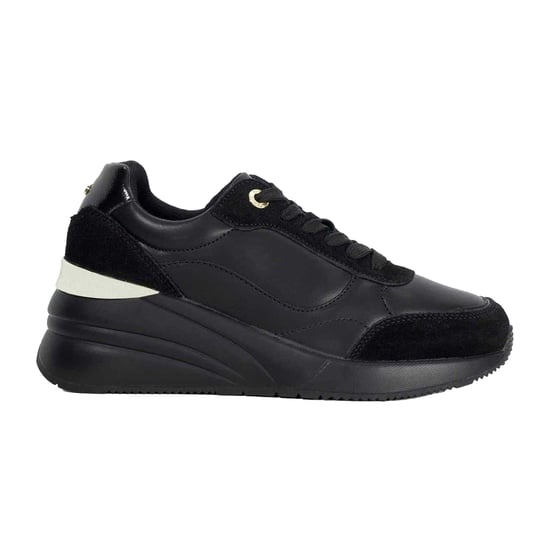 Dune London Vrouwen Elatie Verborgen Leren Sneakers (Zwart) - Image 1