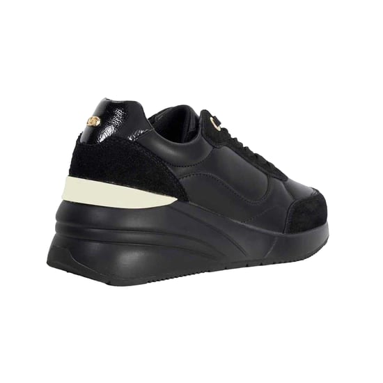 Dune London Vrouwen Elatie Verborgen Leren Sneakers (Zwart) - Image 2