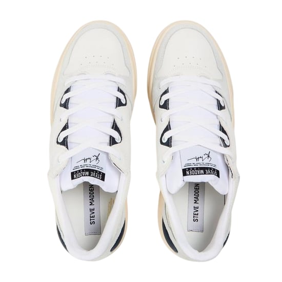 Steve Madden Heren Kingpin Veterschoenen (Wit, Marine) - Image 3