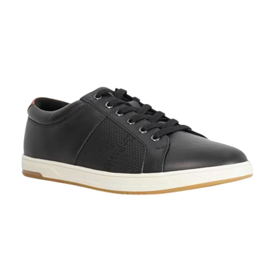 Dune London Heren Trez Canvas Laaggesneden Platte Schoenen (Zwart) - Image 3