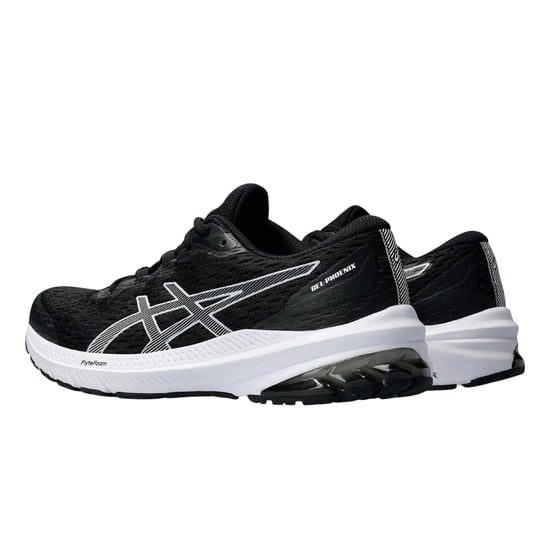 Asics Dames Gel Phoenix 12 Hardloopschoenen (Zwart/Wit) - Image 2