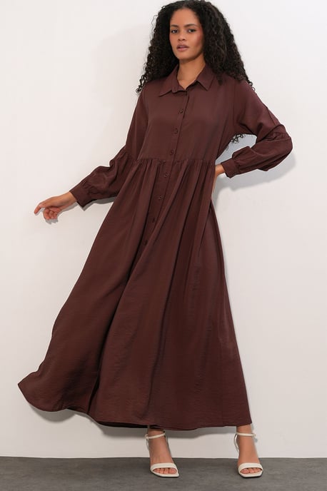 Losse Maxi Shirtjurk - Image 1