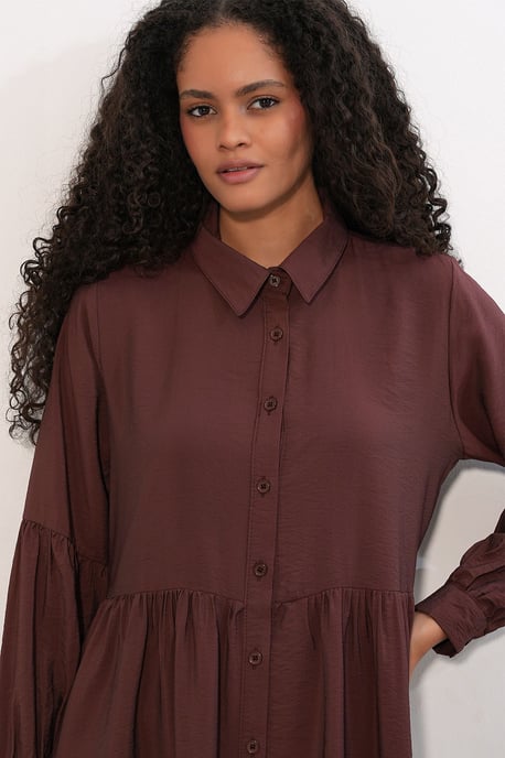 Losse Maxi Shirtjurk - Image 2