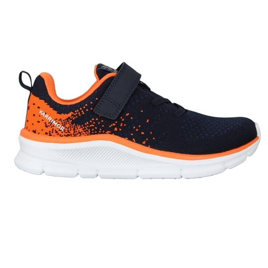 Karrimor Duma 6 platte sportschoenen voor jongens (Marine/Oranje) - Image 1